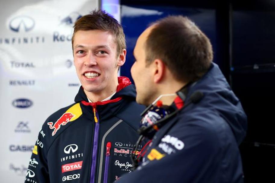 Il russo Kvyat, pilota della Red Bull. Getty Images